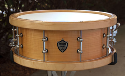 Maple wood rim snare