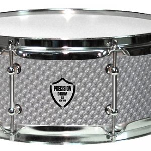 Drum covering “Silver Glitter” Finish Full Sheet